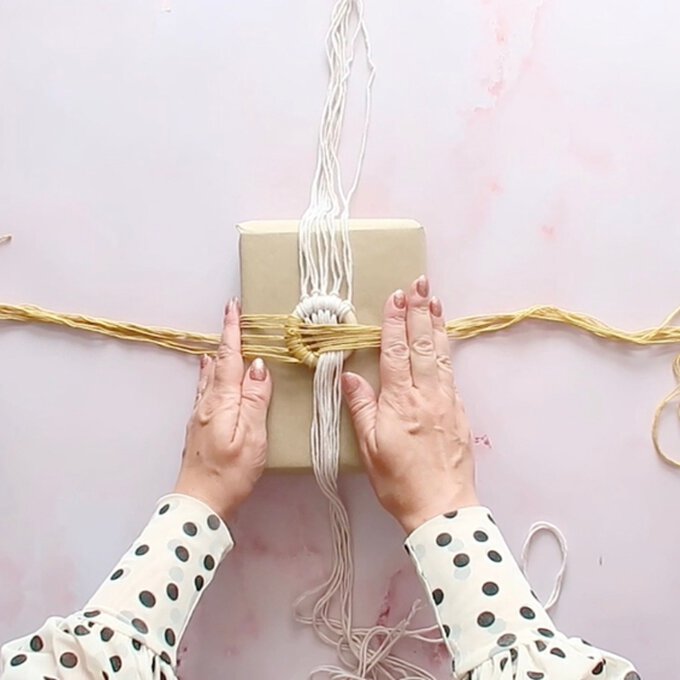 How to Gift Wrap with Yarn Scraps | Hobbycraft